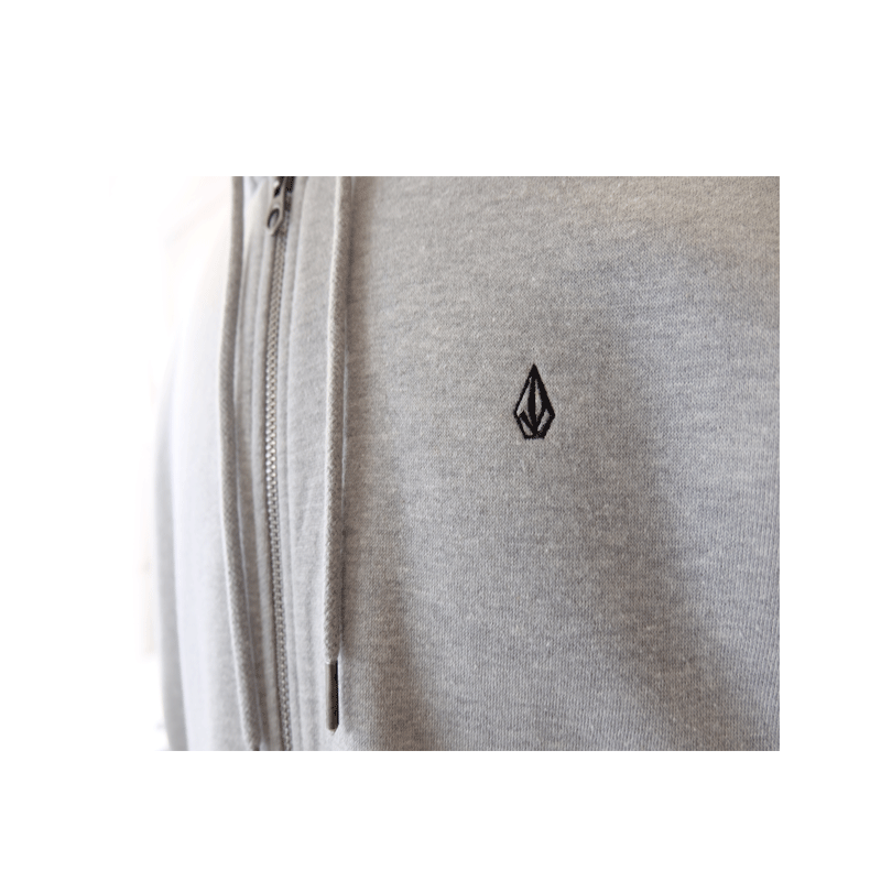 Volcom - Single Stone Zip Hoodie - Heather Grey SALE