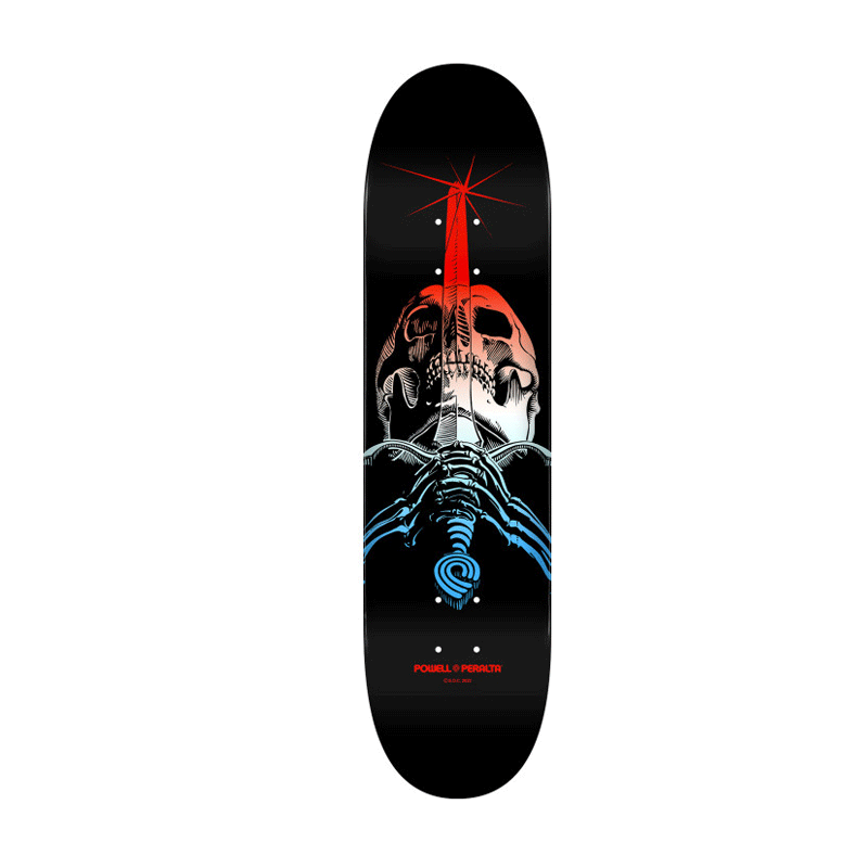 Powell Peralta - Skull & Sword Deck Blue Fade Shape 246 - 9"