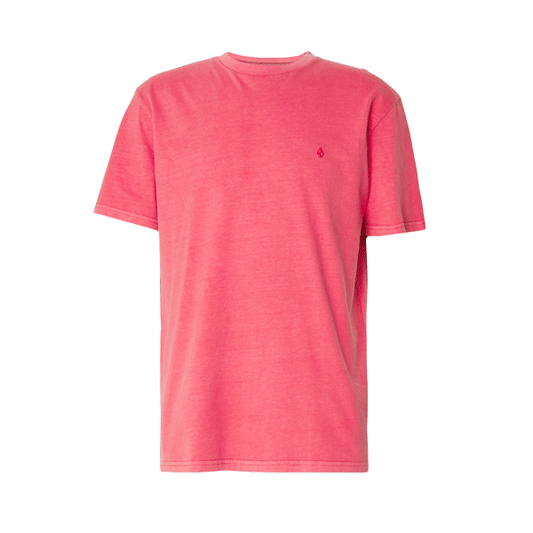 Volcom - Solid Stone EMB T-Shirt - Washed Ruby SALE