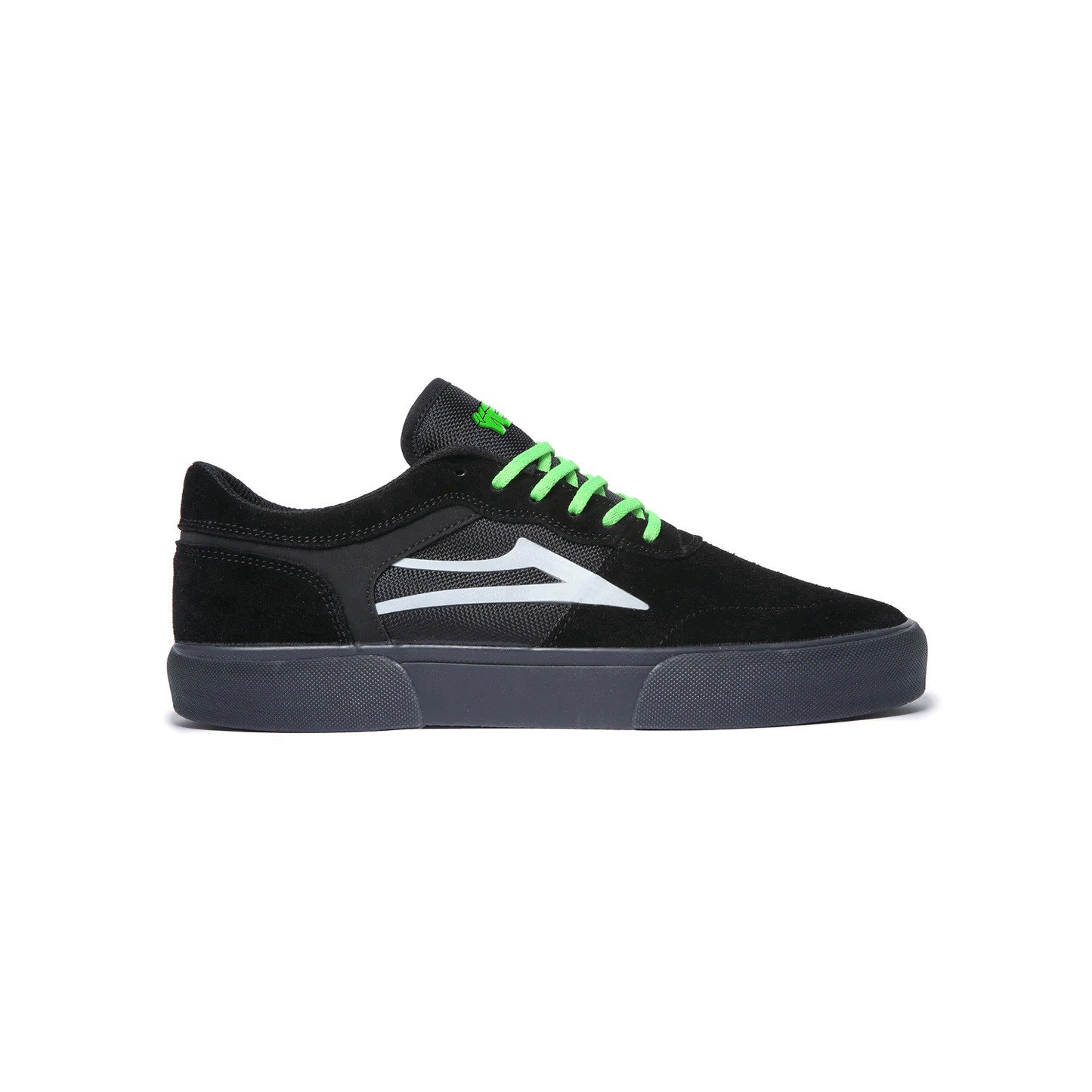 Lakai - Yeah Right Staple Shoes - Black/UV Green SALE