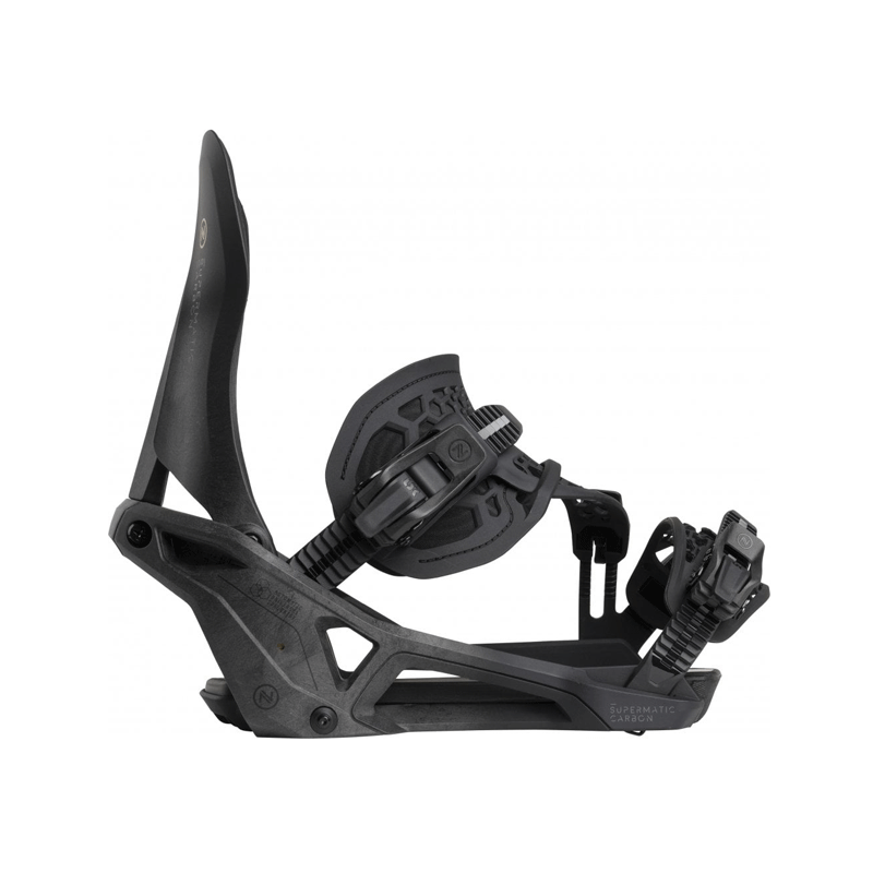 Nidecker - Supermatic Carbon Bindings - Black NEW FOR 2025