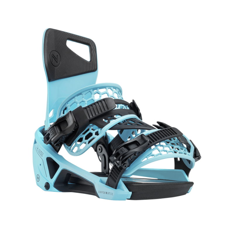 Nidecker - Supermatic Bindings - Escape Cyan NEW FOR 2025!