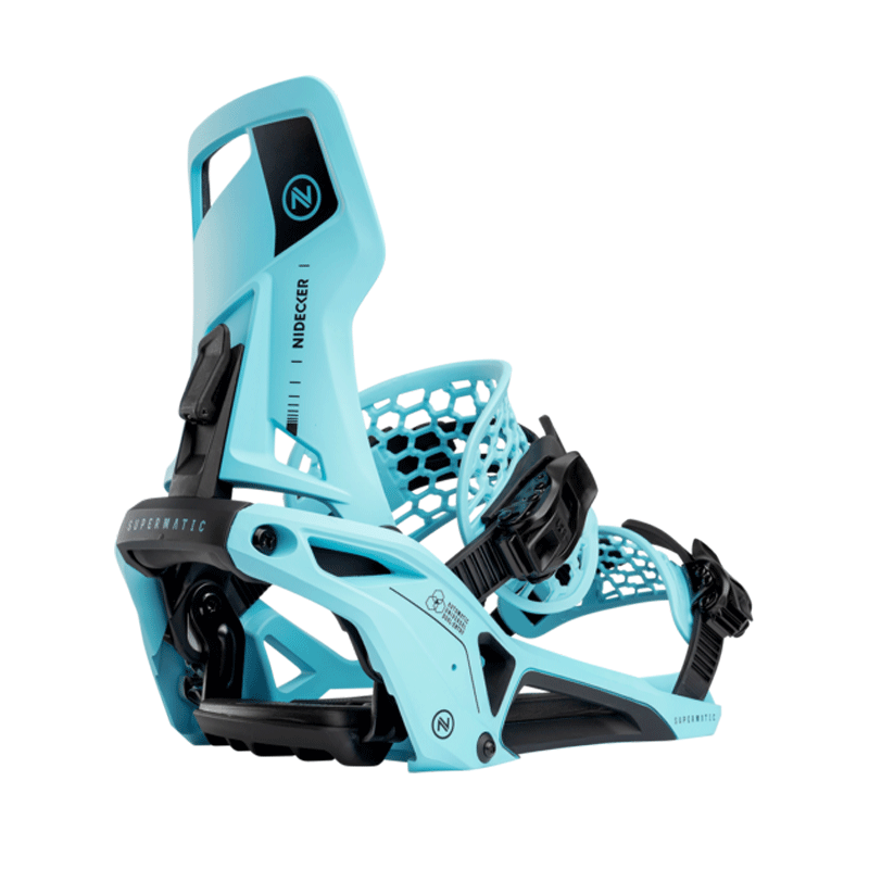 Nidecker - Supermatic Bindings - Escape Cyan NEW FOR 2025!