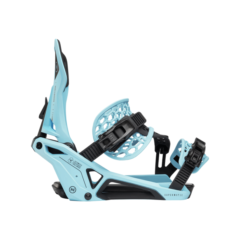 Nidecker - Supermatic Bindings - Escape Cyan NEW FOR 2025!