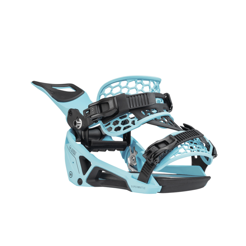 Nidecker - Supermatic Bindings - Escape Cyan NEW FOR 2025!