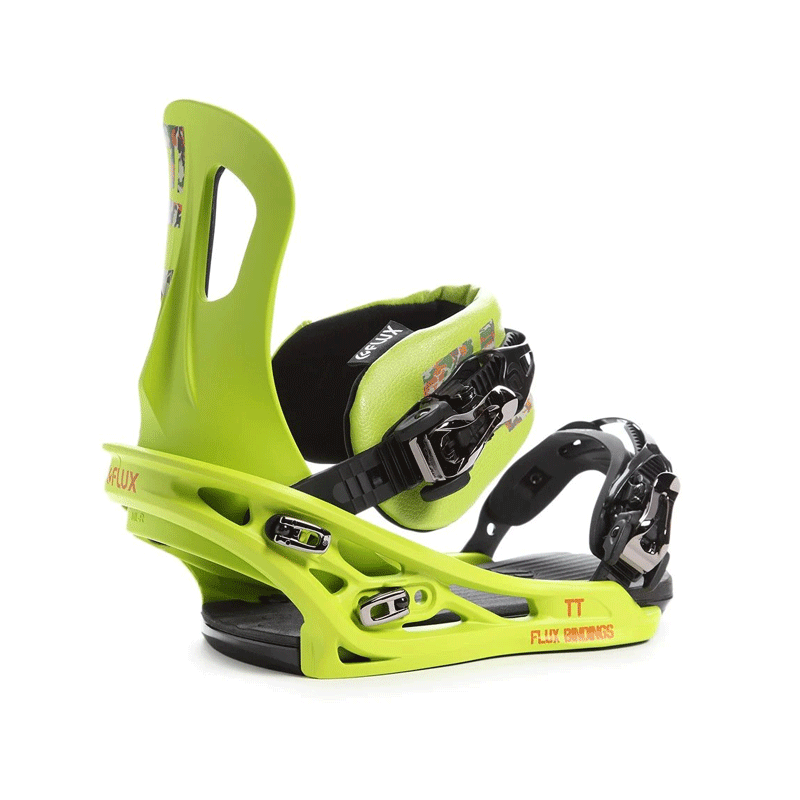 Flux - TT Snowboard Bindings - Lime Green SALE