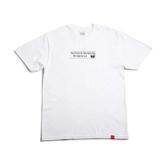 Chocolate - Waylon Too Dumb T-Shirt - White SALE