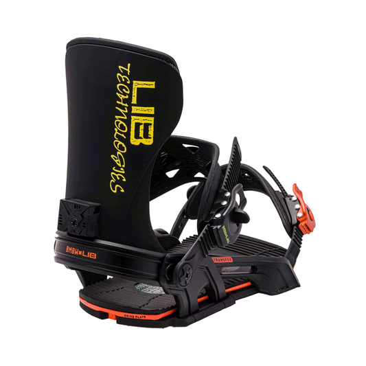 Bent Metal Bindings - Transfer Bindings - Black/Orange NEW FOR 2024 SALE