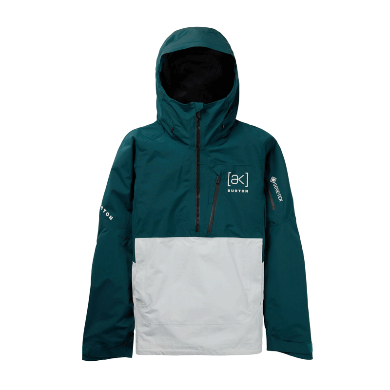 Burton - AK Velocity GORE-TEX 2L Anorak Jacket - Deep Emerald/Grey Cloud NEW FOR 2025 SALE