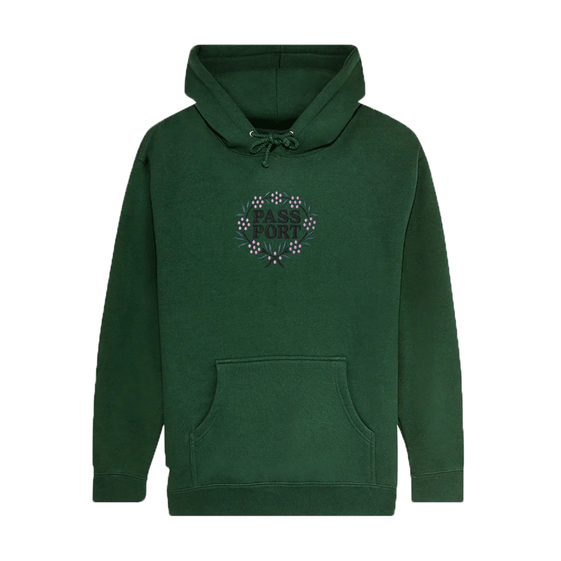 Pass Port - Wattle Hoodie - Forest Green