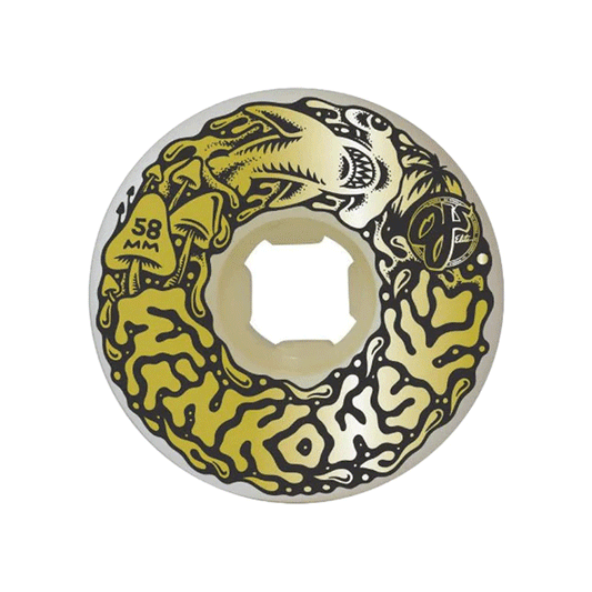 OJ Wheels - Erick Winkowski Gold Dope Planet Double Duro Wheels 101a/95a - 58mm