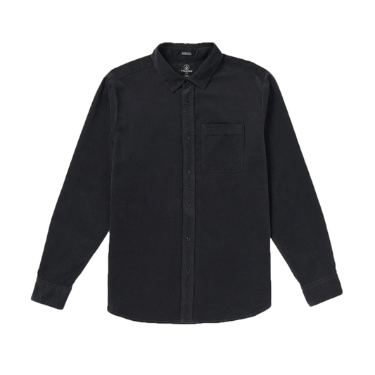 Volcom - Zander LS Cord Shirt - Asphalt Black