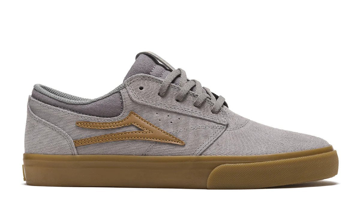 Lakai - Griffin Cord Shoes - Grey/Gum SALE