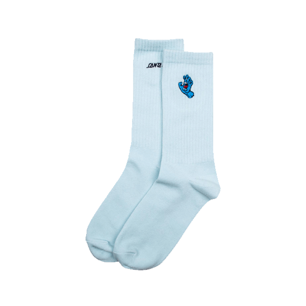 Santa Cruz - Screaming Mini Hand Socks - White