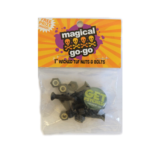 Magical Go Go - Skateboard Bolts - 1"