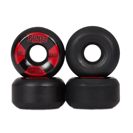 Bones Wheels - 100's #4 V5 Sidecut Black - 52mm