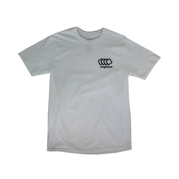 Magic Toast - Mini Logo T-Shirt - White-Magic Toast