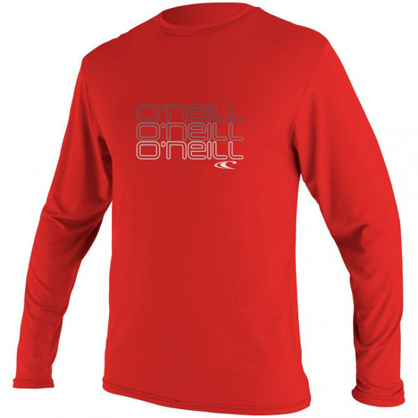 O'Neill - Toddler Skins Long Sleeved Rash Vest/Tee - Red-Magic Toast