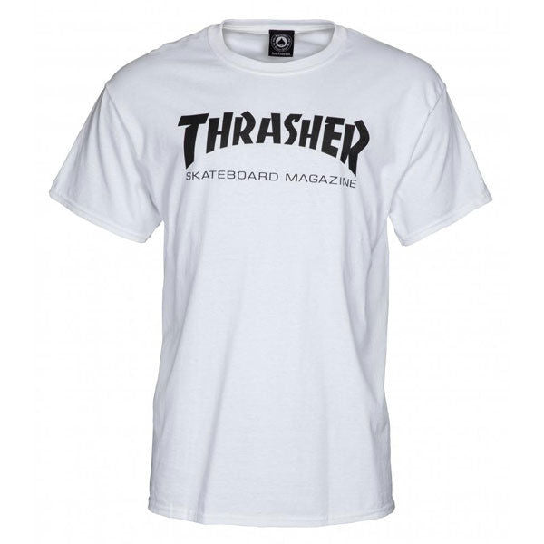 Thrasher Skateboard Magazine - T-Shirt - White-Magic Toast