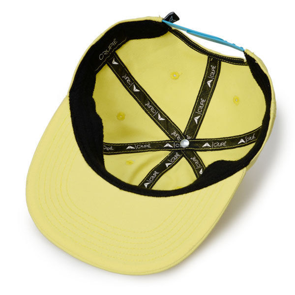 Crupié Apex Side Logo 6 Panel Snapback Cotton Hat Skateboard/Wheels SALE-Magic Toast