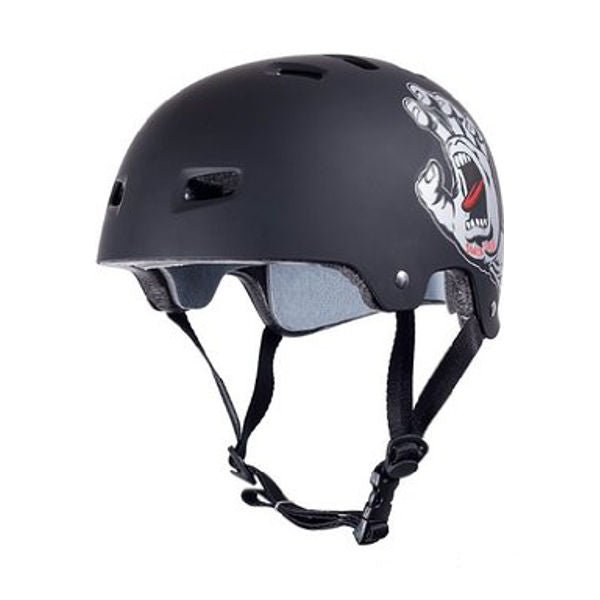 Bullet X Santa Cruz Screaming Hand Helmet Black Large/Extra Large Skateboarding-Magic Toast