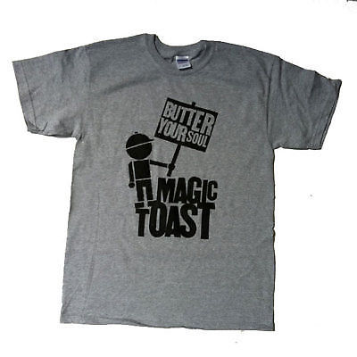 Magic Toast x Stepchild Snowboards - MagicToast T-Shirt - Grey-Magic Toast