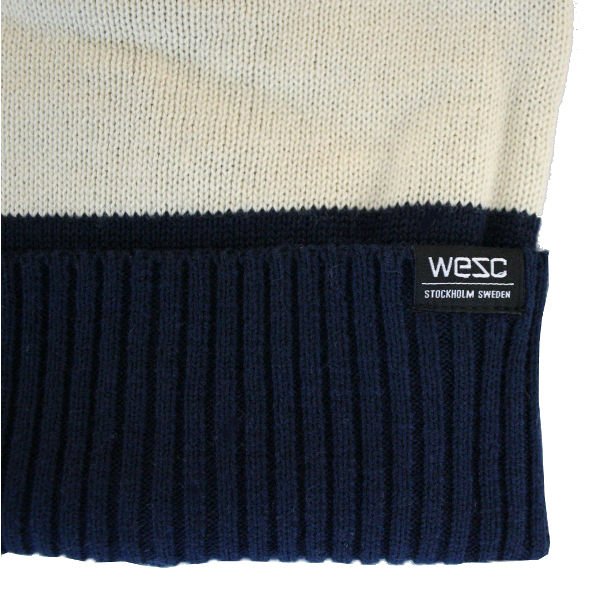 WeSC - Palle Pom Pom Unisex Knitted Beanie Hat - Angora SALE-Magic Toast
