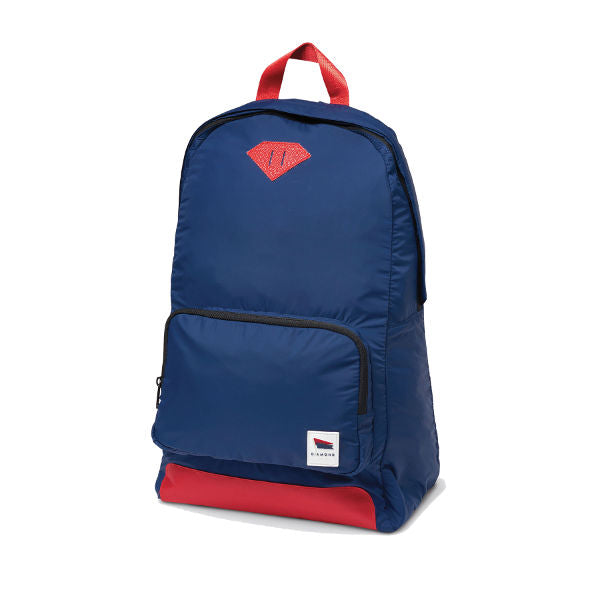 Diamond Supply Co. - Pavillion Backpack - Navy/Red Daypack Luggage SALE-Magic Toast