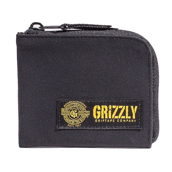 Grizzly - G Script Half Zip Wallet - Black-Magic Toast