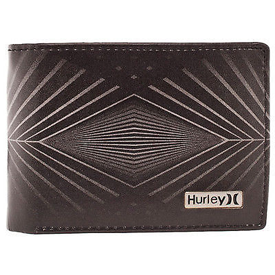 Hurley - Mens 4D Wallet - Black-Magic Toast