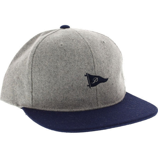 Primitive - Pennant Strapback Hat - Grey/Navy-Magic Toast