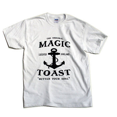 Magic Toast - Anchor T-shirt - White-Magic Toast