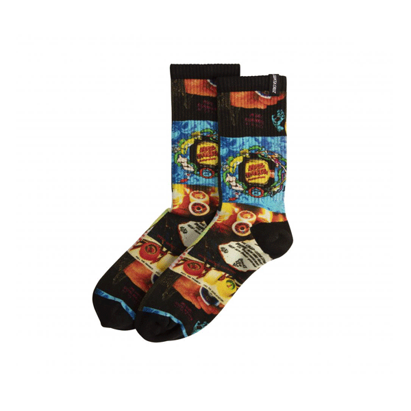 Santa Cruz - SW Adverts Sock 2 Pack - Multi Colour SALE