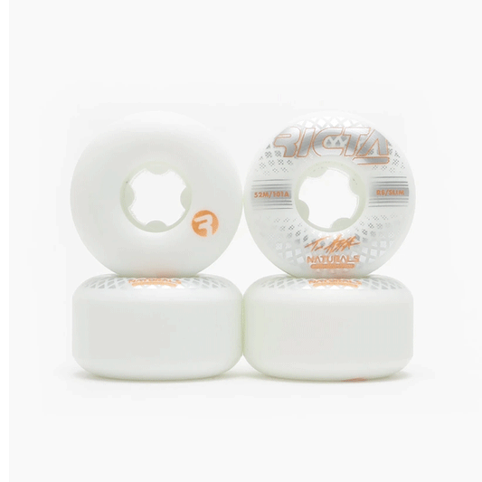 Ricta - Asta Reflective Natural Slim White 101a Skateboard Wheels - 52mm SALE