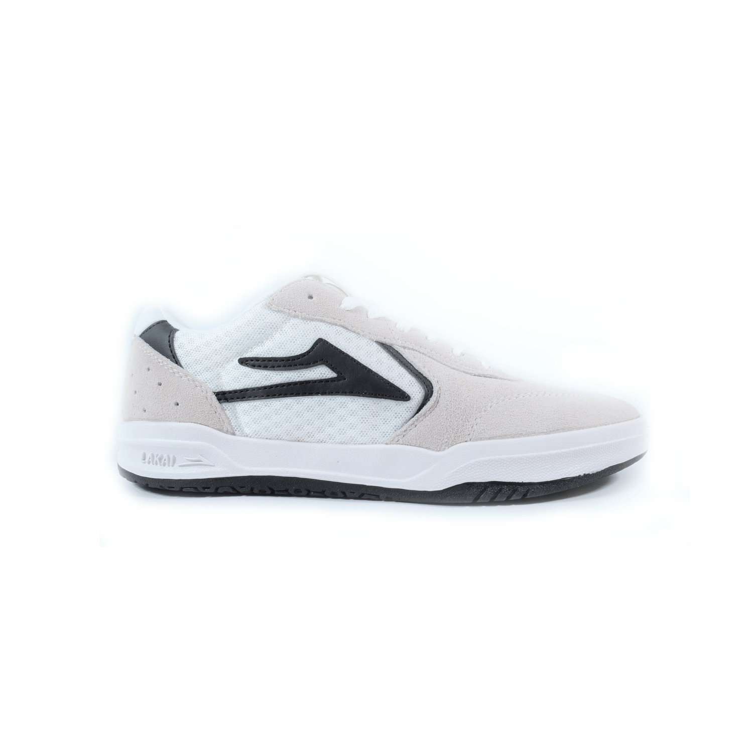 Lakai Atlantic Suede Shoes White Black SALE