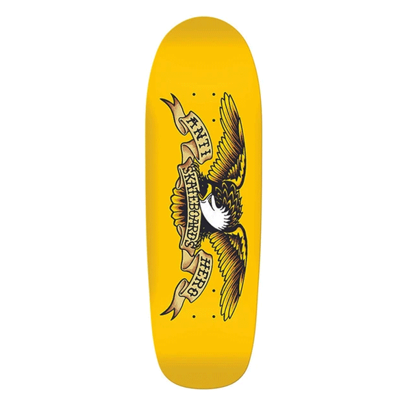 Anti Hero - Shaped Eagle Beach Bum Skateboard Deck - 9.55"