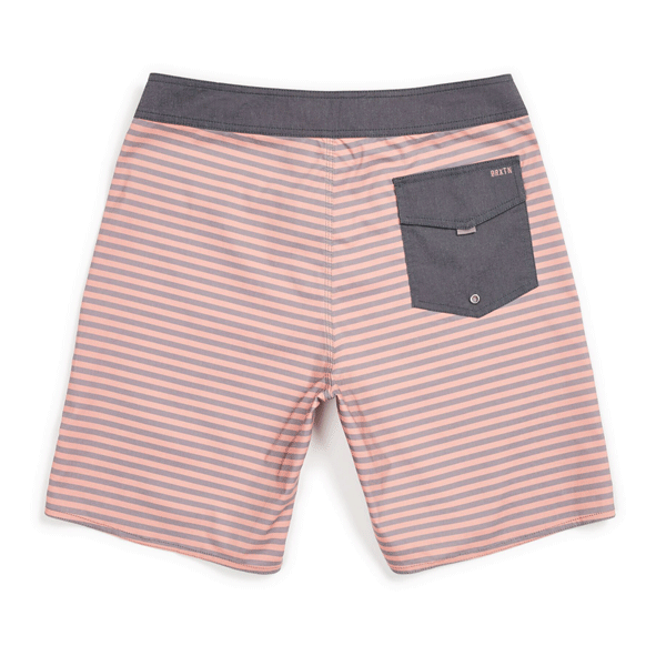 Brixton - Barge Stripe Trunk Board Shorts - Cameo - SALE - Magic Toast