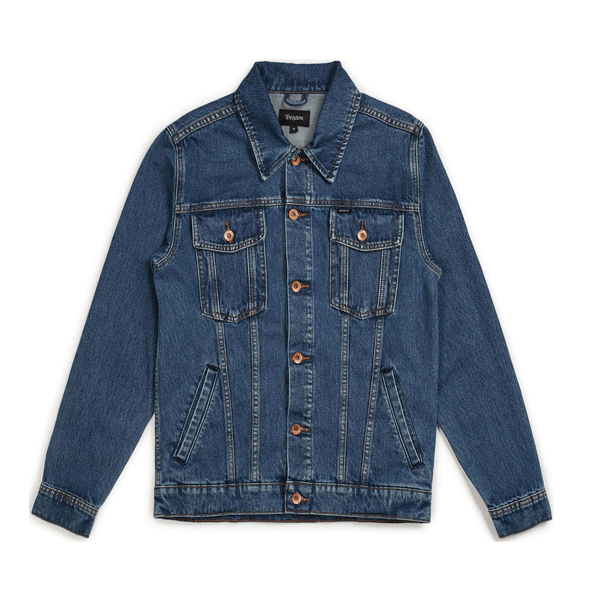 Brixton - Cable Denim Jacket - Worn Indigo - Magic Toast