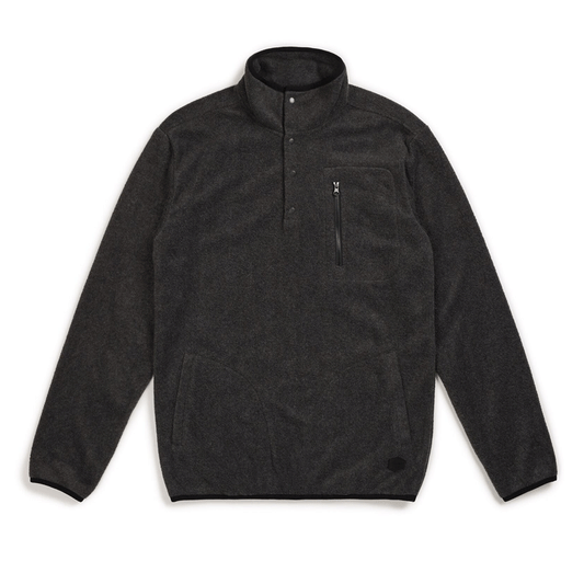 Brixton - Higgins Fleece Pullover - Heather/Black SALE - Magic Toast