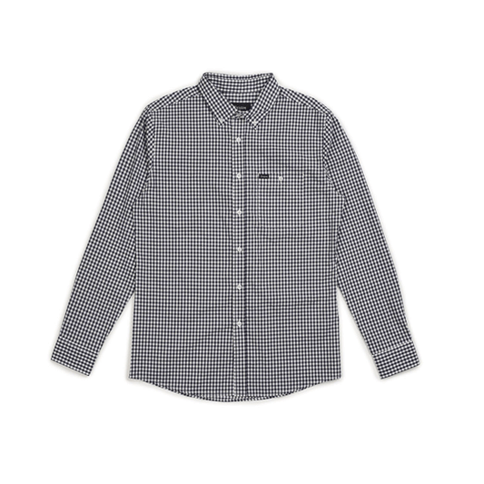 Brixton - Howl L/S Shirt - Navy/Off White SALE - Magic Toast