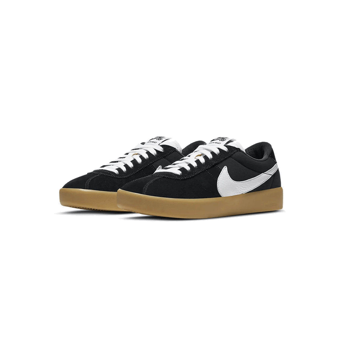 Nike SB - Bruin React Skate Shoes - Black/Gum SALE