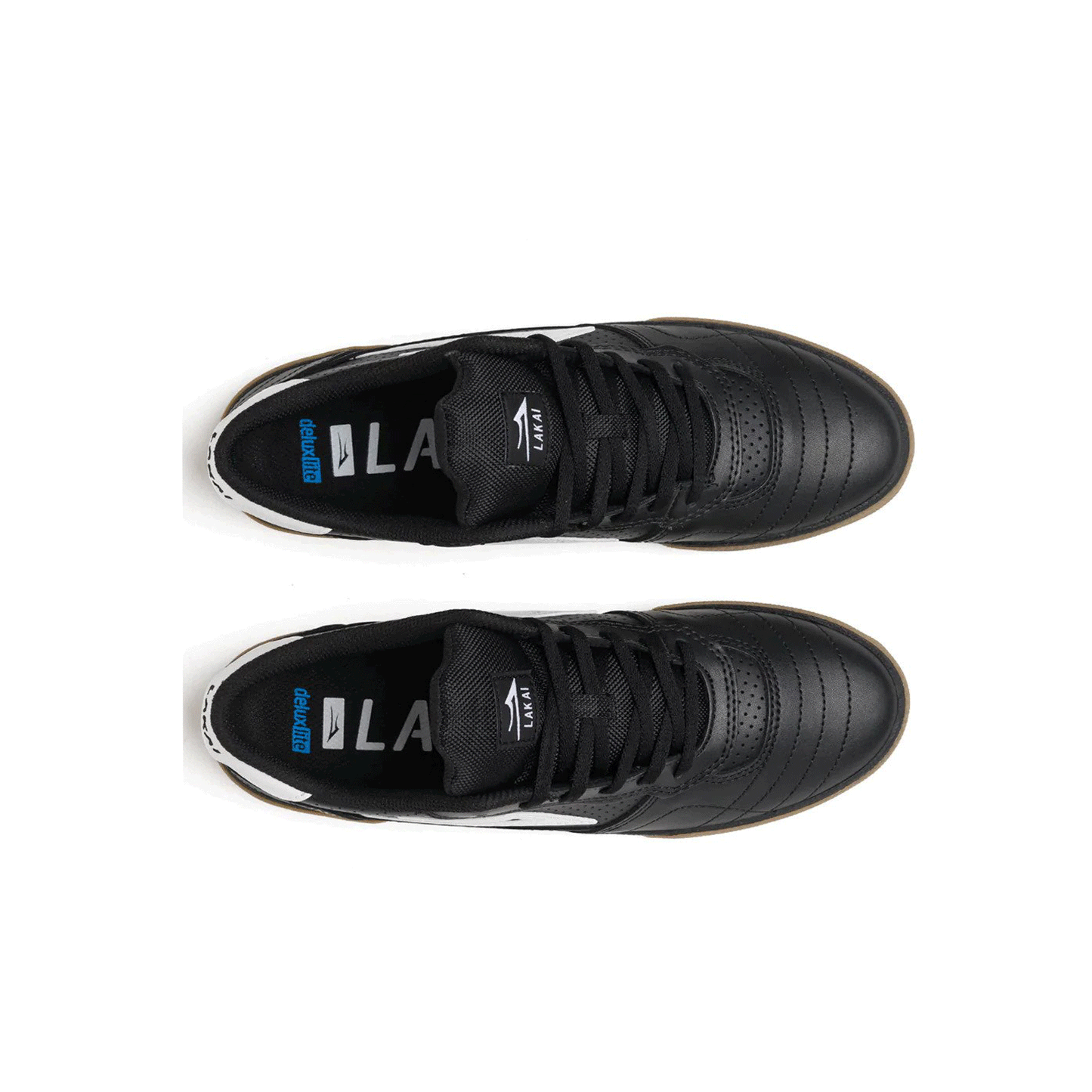 Lakai - Cambridge Leather - Black/Gum