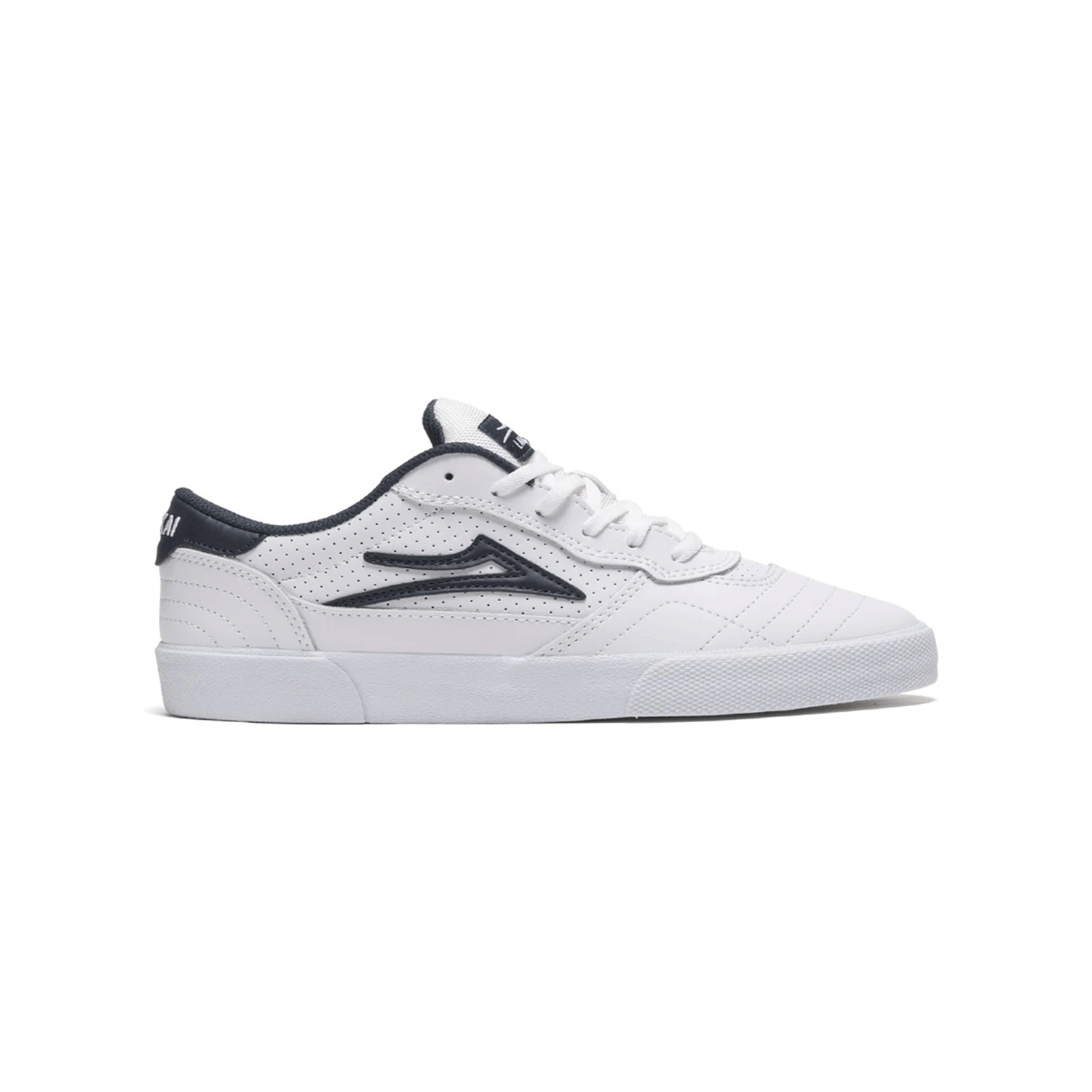 Lakai Cambridge Leather White Navy SALE Magic Toast