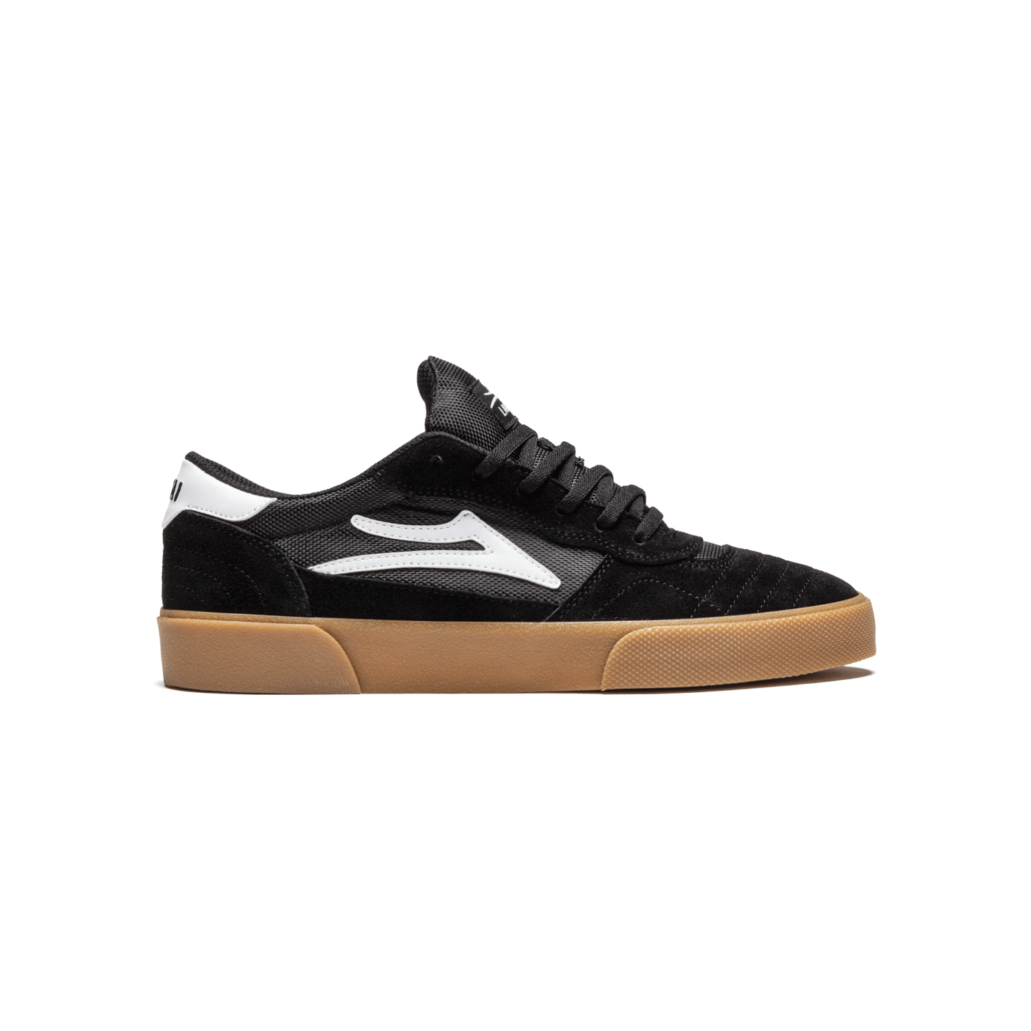 Lakai - Cambridge Suede Skateboard Shoes - Black/Gum