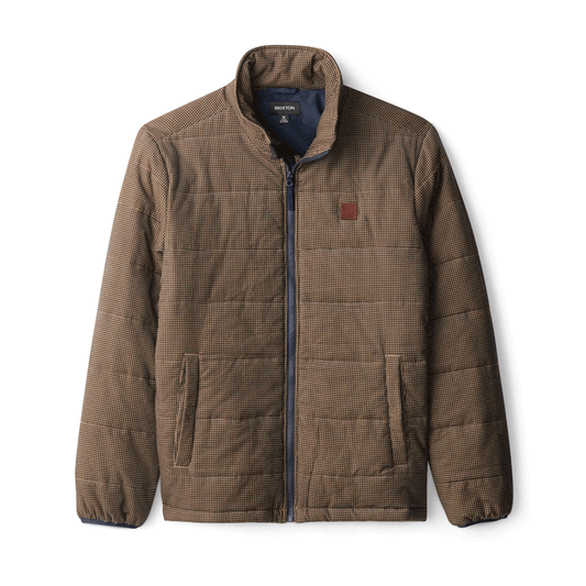 Brixton - Cass Puffer Jacket - Navy/Khaki SALE