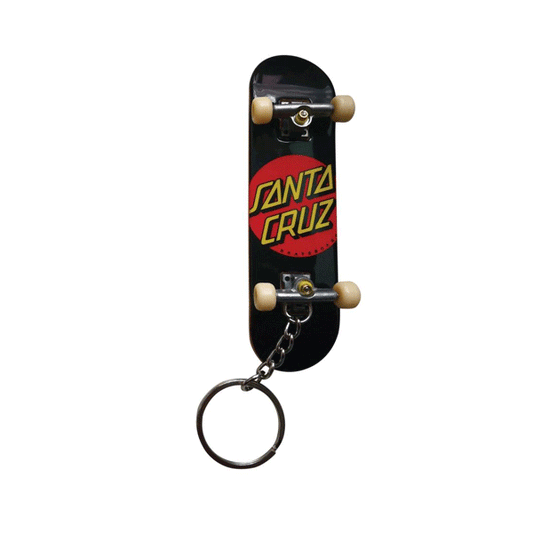 Santa Cruz - Classic Dot - Fingerboard Keychain