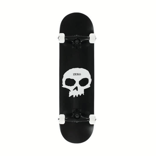 Zero Skateboards -Single Skull Complete Skateboard - 8"