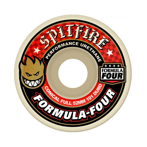 Spitfire - Formula Four Conical Full 101DU Red - 52mm - Magic Toast