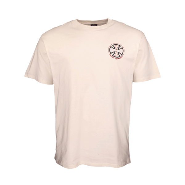 Independent - CBB Cross Spade T-Shirt - Off White SALE