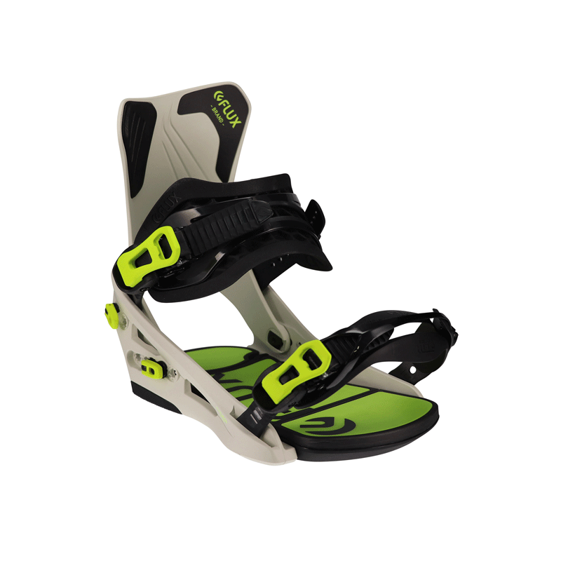 Flux DS Bindings Grey Yellow SALE